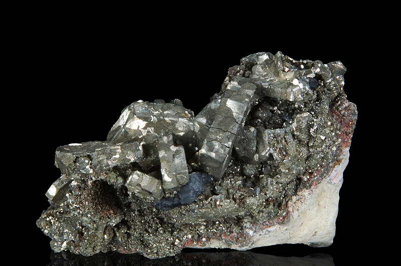 Pyrite, Pyrrhotite - Santa Eulalia, Aquiles Serd�n, Chihuahua, Mexico
