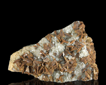 Siderite, Dolomite - Traversella mine, Traversella, ,Piedmont, Italy