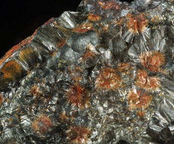 Dufrenite (TL) - Hoff Auf mine, Hirschberg, Thuringia, Germany