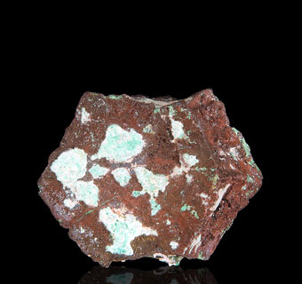 Copper psd after Aragonite - San Agust�n Mine, Corocoro, La Paz Department, Bolivia