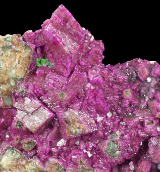 Calcite var Cobaltoan Calcite and Kolvezite - Tenke mine, Tenke-Fungurume area, ,Luabala, Democratic Rep. of Congo