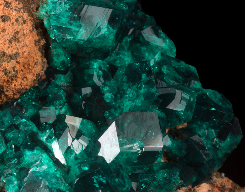 Dioptase - Sanda mine, Reneville, Congo