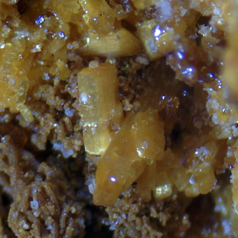 Sideronatrite - Coronel Manuel Rodr�guez mine, Mejillones, Antofagasta, Chile