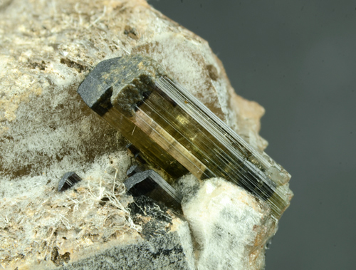 Elbaite - Forcel Rosso Gully, Mt. Foppa, Brescia, Lombardy, Italy