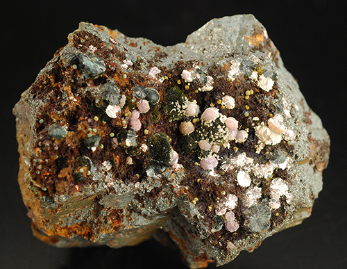 Strengite on goethite - Leve�niemi mine - Svappavaara - Kiruna - Norrbotten County - Sweden