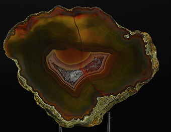 Agate (var. of quartz) � Agouim - Amerzgane Cercle � Dr�a-Tafilalet Region - Morocco