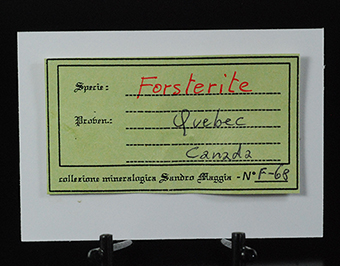 Forsterite - Quebec - Canada