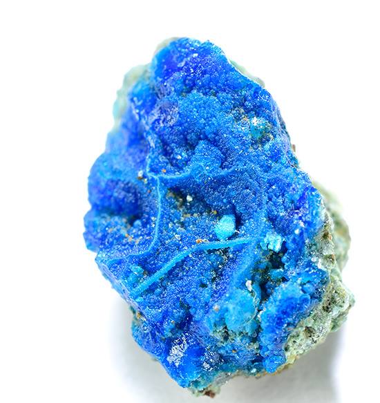 Woodwardite -  West Caradon Mine, Crow's Nest, St Cleer, Cornwall, England, UK (TL)