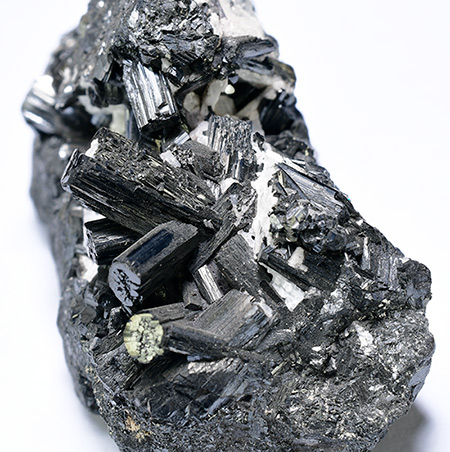 Manganite - Manganese deposit, Ilfeld, Harztor, Nordhausen, Thuringia, Germany (TL)