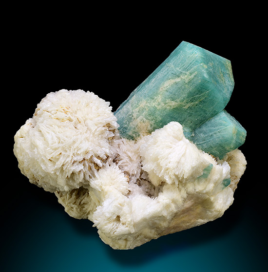 Microcline var. Amazonite - Crystal Peak area, Park and Teller Cos., Colorado, USA