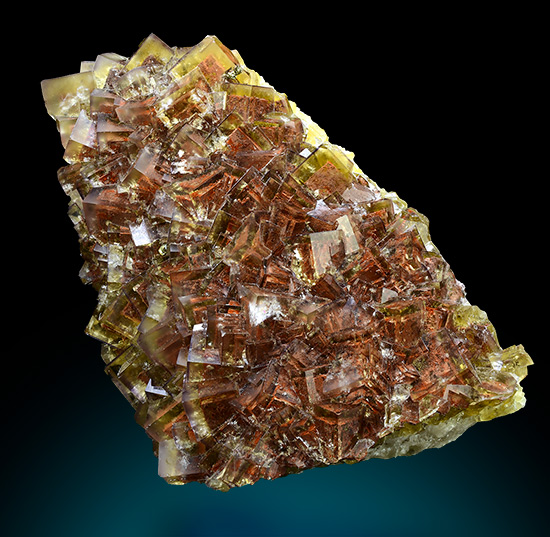 Fluorite - Marienschacht Mine, W�lsendorf, Schwarzach bei Nabburg, Schwandorf District, Upper Palatinate, Bavaria, Germany
