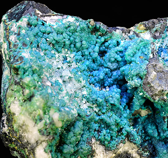 Cornwallite - La Atalaya prospect, Pastrana, Mazarr�n, Murcia, Spain