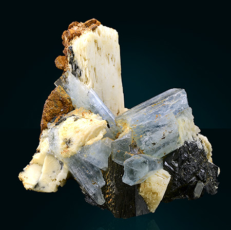 Beryl (Var: Aquamarine) - Erongo Mountains, Erongo Region, Namibia