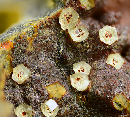 Paulingite-(Ca) - Vinařice,  Kladno,  Central Bohemia Region,  Bohemia (B�hmen; Boehmen),  Czech Republic