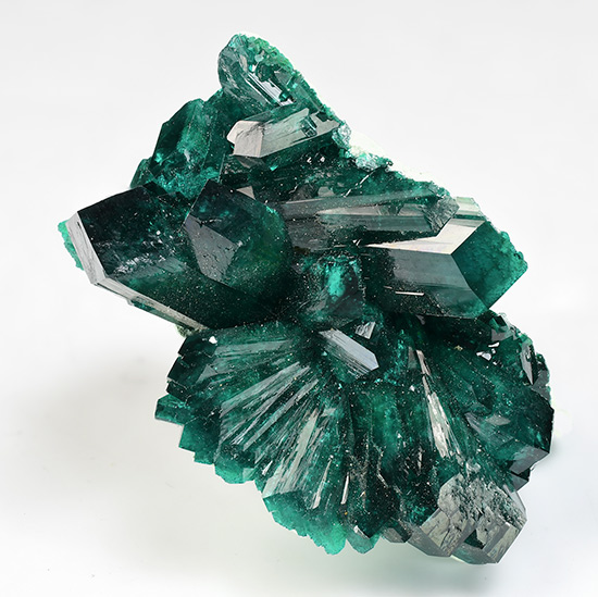 Dioptase - Omaue Mine, Opuwo Rural, Kunene Region, Namibia